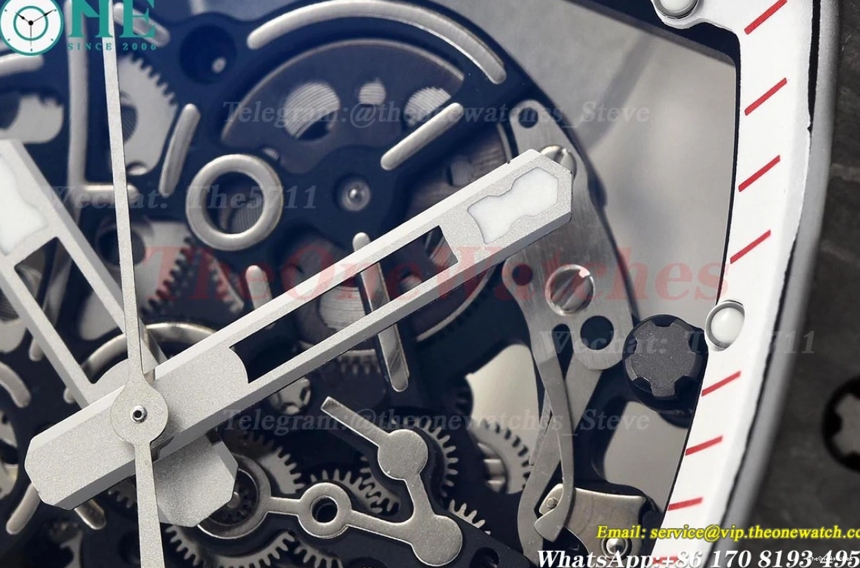 RU NTPT RMUL2 White APS Skeleton Super Clone Crown Dial RM055 0325